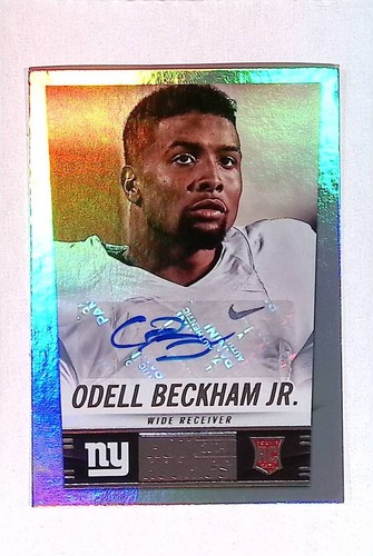 Odell Beckham Jr. [Autograph] #411 2014 Panini Score card