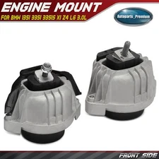 2x Front Left & Right Engine Mount for BMW 135i 335i 335is X1 Z4 L6 3.0L Turbo.