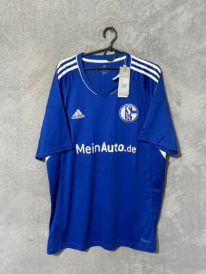Schalke 04 Jersey Home Football Shirt Blue Adidas Trikot Mens Size