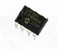 PIC12F683-I/P PIC12F683 DIP8 MICROCHIP IC MCU FLASH 2KX14 NEW