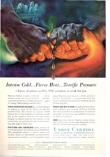 1956 UNION CARBIDE FORCES OF NATURE --Backside Has Coke Ad--FREE SHIP