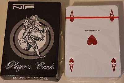 NTP Kartendeck Black Jack 100% Kunststoff 55 neue italienische Karten