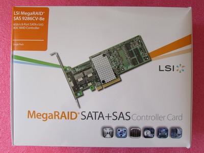 LSI Logic LSI00333 MegaRAID SAS 9286CV-8e 8Port 6Gb s PCIE3.0 1GB Controller