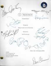 The Agency (2002) original script signed by cast of 10 (see description)