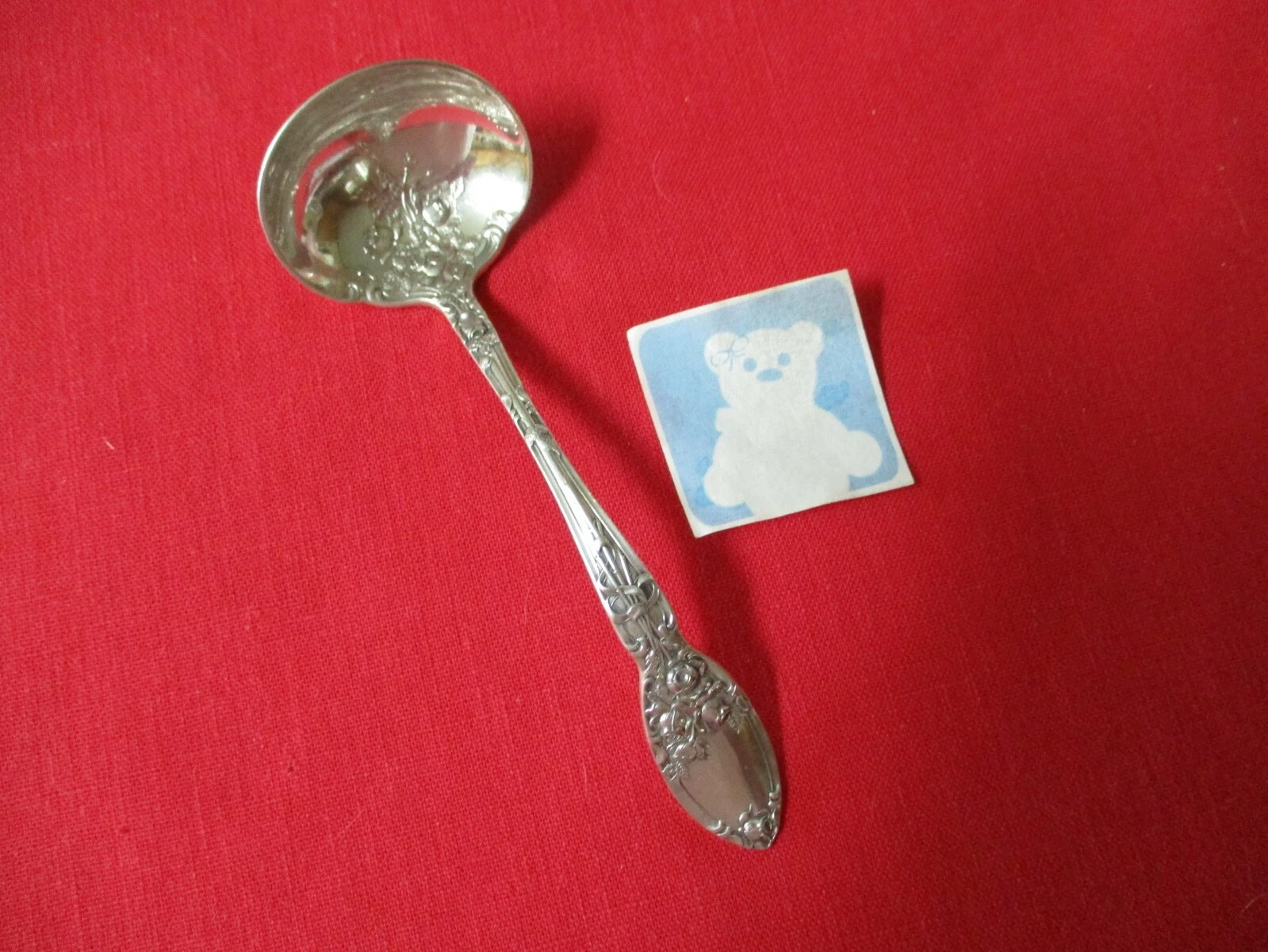 Alvin Silverplate Cream Ladle, 1908 Bridal Bouquet Stk#Y-