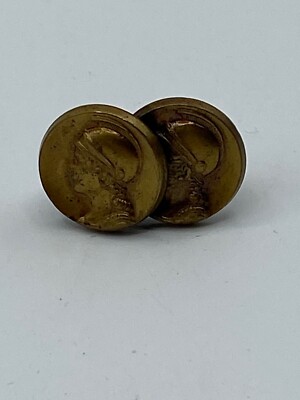 Vintage Small Collectible Unique Ancient Head Tie Clip 