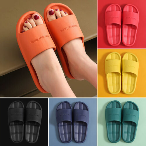 Opaco término análogo transacción Mujeres Hombres Baño Antideslizantes Zapatos para el hogar Sandalias de  interior Chanclas. | eBay