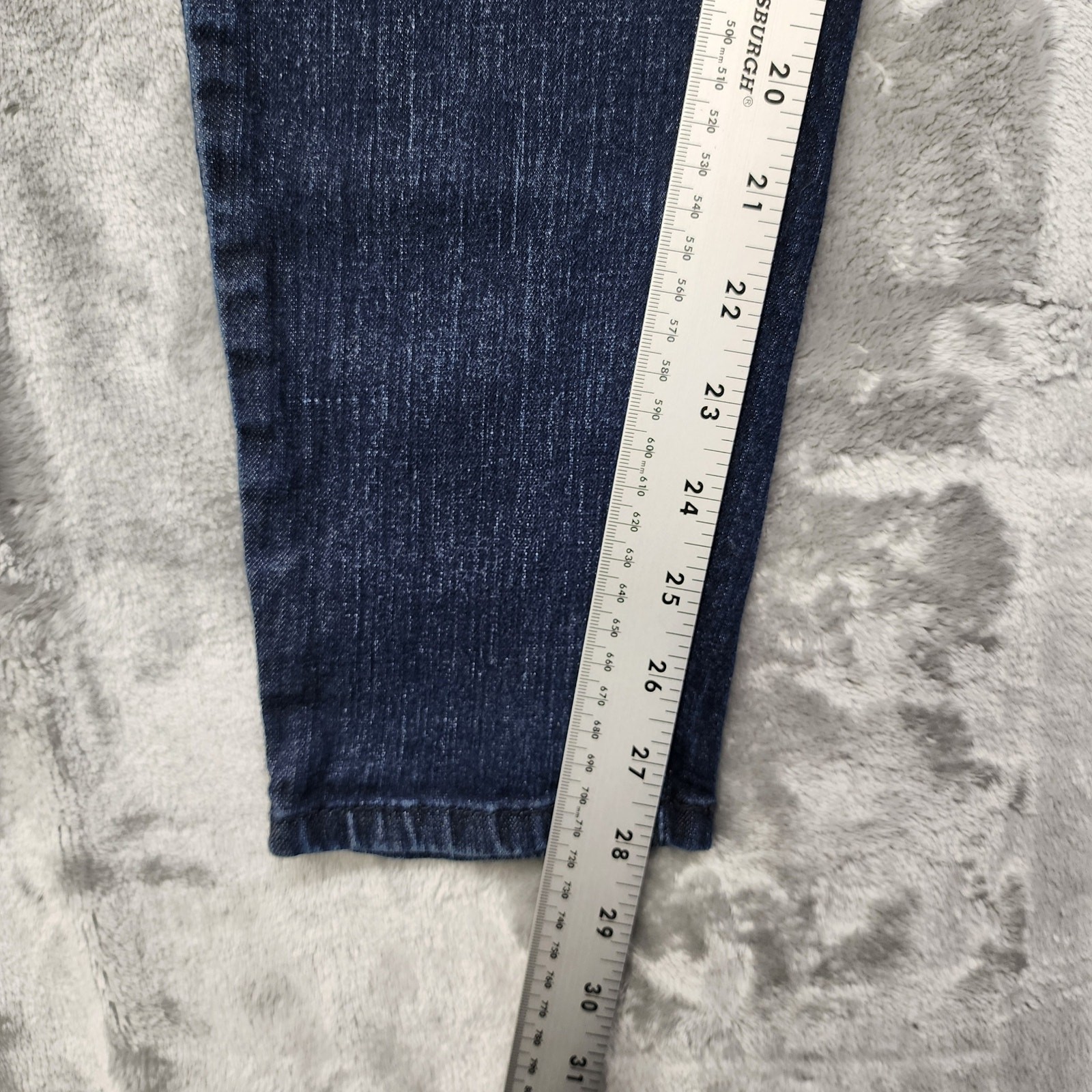 Levi's Jeans Womens 16W Blue Dark Wash Legging Mid Rise Stretch Denim Casual thumbnail 11