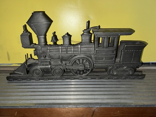 Vintage LOCOMOTIVE TRAIN RAILROAD Mailbox Topper ~Detailed RR - Picture 2 of 4