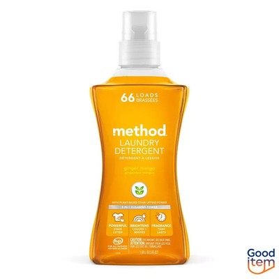 Method Ginger Mango Concentrated  Liquid Laundry Detergent 66 Loads - 53.5 fl oz