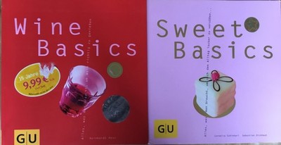 Wine Basics/Sweet Basics 2x Kochbücher