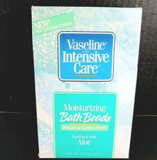 Vaseline Intensive Care Moisturizing Bath Beads Aloe Botanical Garden 15oz NOS