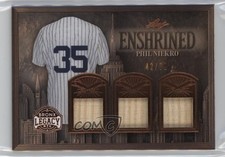 2025 Leaf A Bronx Legacy Enshrined Bronze Spectrum Holofoil /50 Phil Niekro 17uv