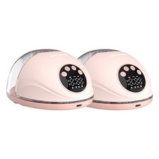 2Pack Hands Free Breast Pump With 4 Modes 12 Levels Auto Stop Wearable Breast
