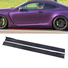 6PCS 78.7inch/2m Universal Car Side Skirts,Extension Splitter Lip