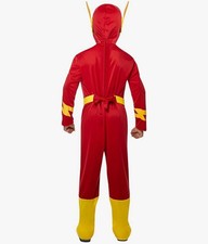 Rubie's DC Comics The Flash Costume Deluxe Muscle Chest Boys size Medium 8-10