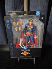 DC McFarlane Superman Movie Deluxe Theatrical Edition Superman And Krypto Figure
