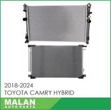 Radiator and AC Condenser for 2018-2024 Toyota Camry HYBRID