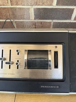 🍊Vintage 1970 Panasonic RE-7430 'The Wedge' Multiplex FM/AM