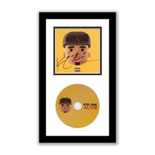 Kid Ink Autographed Signed Framed CD Alive ACOA