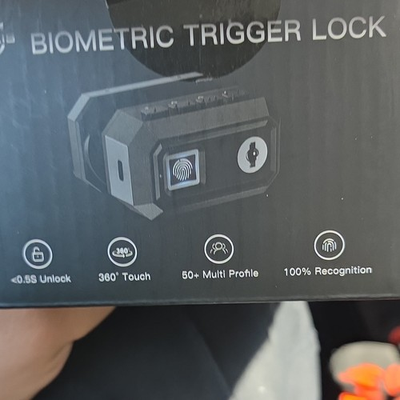 #ad Biometric Fingerprint Digital Password Key Trigger Lock Black for Pistol Rifle $38.00