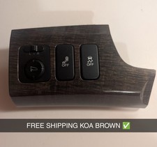 OEM 2007–2011 Acura MDX Dash Switch Panel Mirror VSA SH-AWD KOA Woodgrain