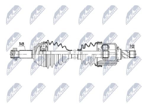Nty Driveshaft For Mg Zs 1.5 17- /Left,Mtm - Image 2