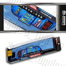 300MM Broadway Convex Interior Clip On Rear View Blue Tint Mirror Universal 2