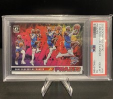 2023 Donruss Optic #10 Shai Gilgeous-Alexander Phazes SSP Auto PSA GEM MINT 10