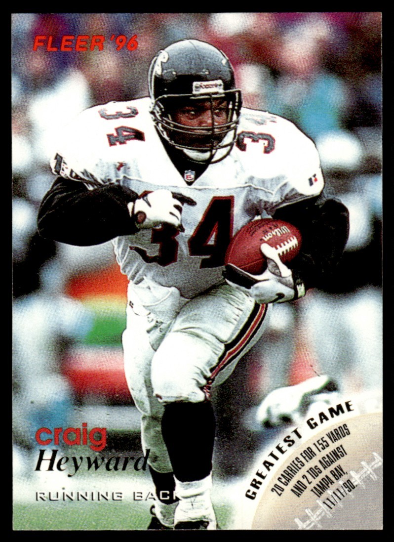 1996 Fleer Craig Heyward Atlanta Falcons #7 18902