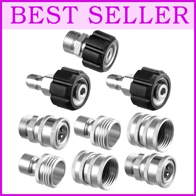 #ad #ad Stainless Steel Pressure Washer Quick Connect Set 9 Pieces $87.99