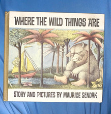 Classic 1963 Where The Wild Things Are by Maurice Sendak Hardcover Illustrated