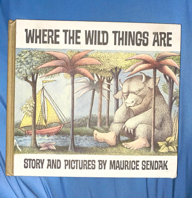 Rare 1963 Where The Wild Things Are by Maurice Sendak Hardcover Illustrated