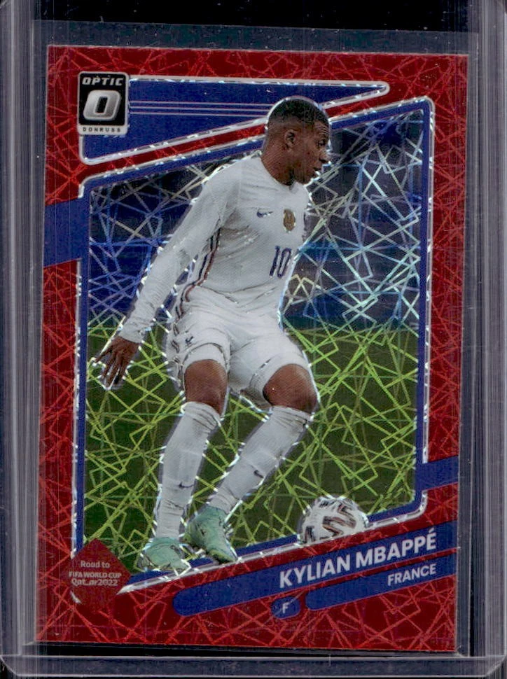 2021 Donruss Kylian Mbappe Optic Red Velocity #60