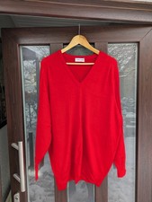 Club Uomo Pullover Reine Schurwolle Größe 54 Pulli Vintage V-Ausschnitt ♥️