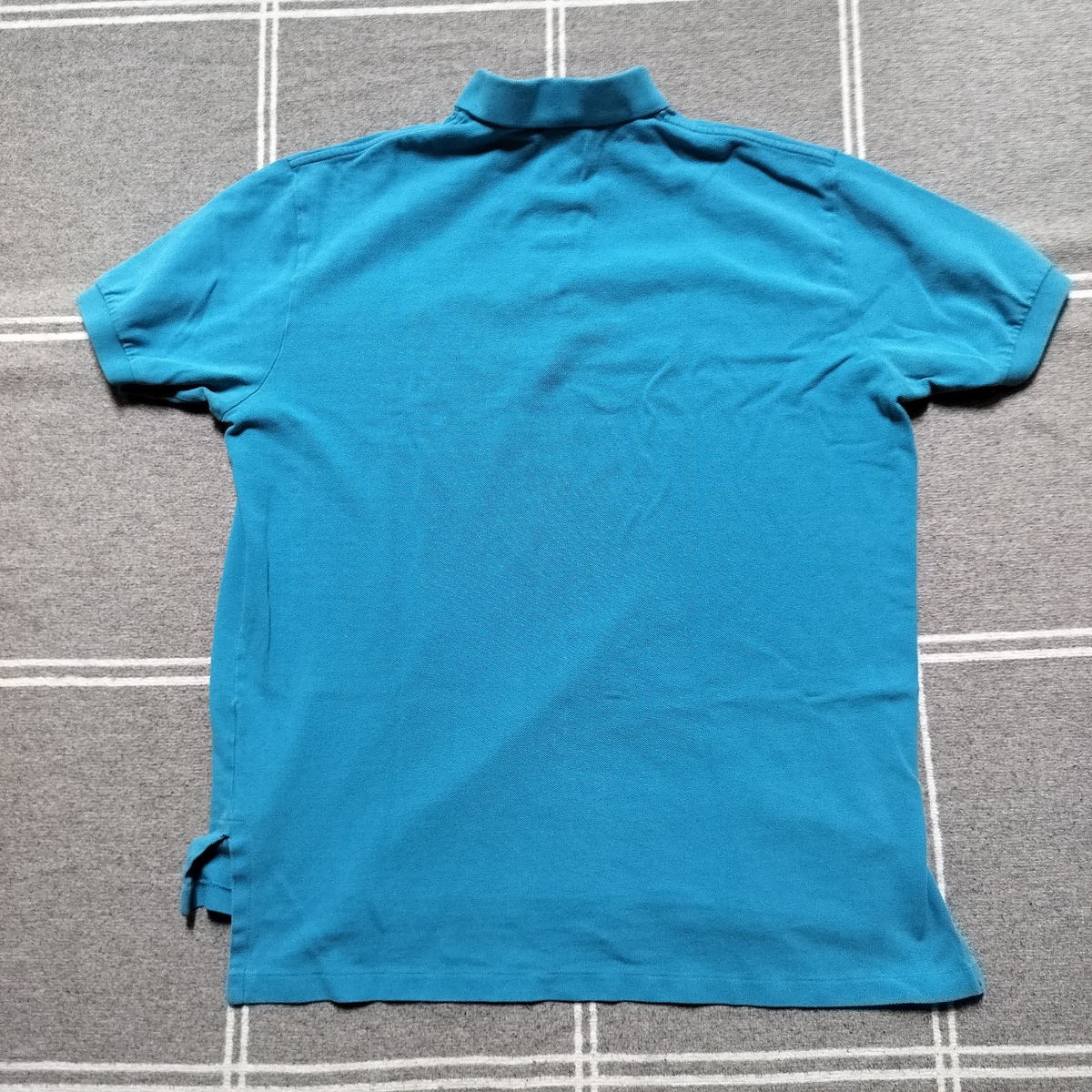 Vtg Polo Ralph Lauren Men's Large Cyan Polo Shirt Red Pony | eBay