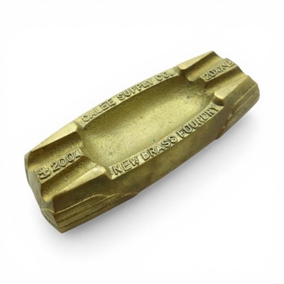Calee Brass Ashtray Gold Box Has