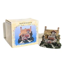 The Leonardo Collection Haworth House Miniature Cottage Vintage Miniature House