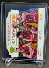 2023/24 Crown Royale Euroleague King's Court BOOKER/FRANCISCO/IBAKA GOLD #04/10