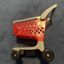 Target Shopping Cart Toy Realistic with Food Red Plastic For Kids Age 3 
