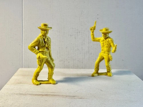 Marx 1950/60's Sheriffs from early Western Town set.  Yellow