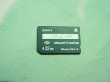 Sony Playstation Portable HANDHELD SYSTEM PSP M32 Memory Stick DUO MAGIC GATE