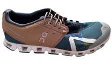 Size 10 - On Cloud 5 Women  s Green Brown White Running Shoes Sneakers Rare