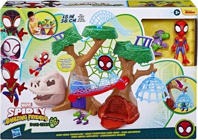 Marvel Spidey and his Amazing Friends Dino-Webs Spiderman Baumhaus Superheld P