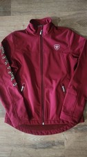 Pristine Cond. Womens ARIAT Softshell EQ Tek Performance Jacket CHEETAH logo - S