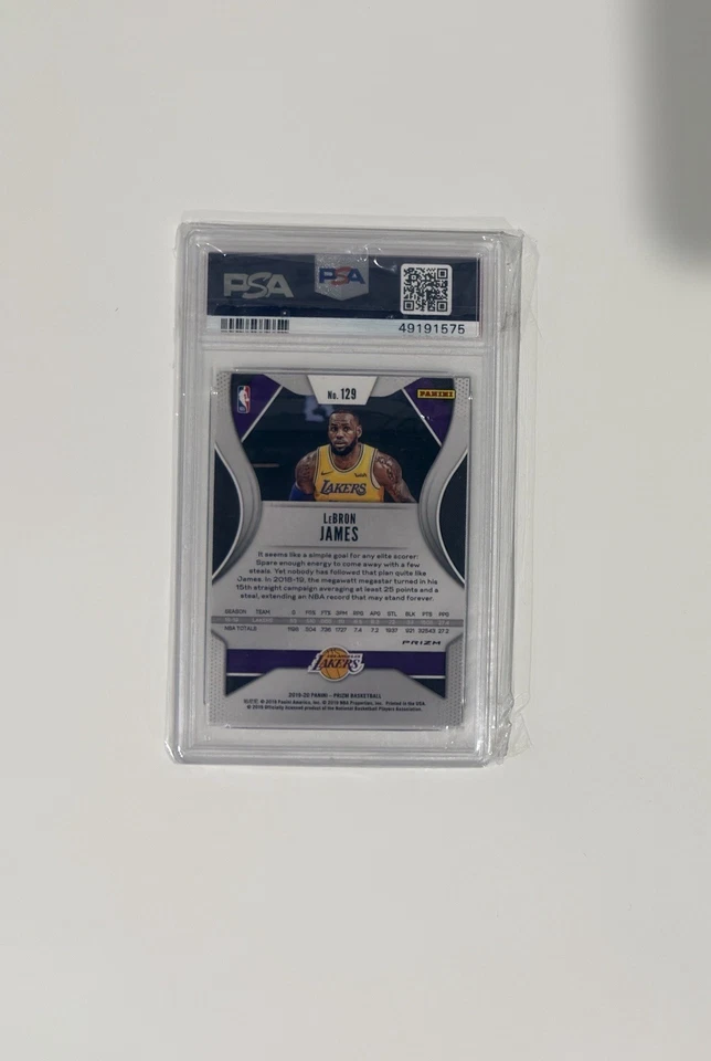 Panini Prizm LeBron James Fast Break PSA 10 2019 - Imagem 2 de 2