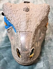 Jurassic World Chomp 'N Roar Blue Velociraptor Mask 2017 Tested Works
