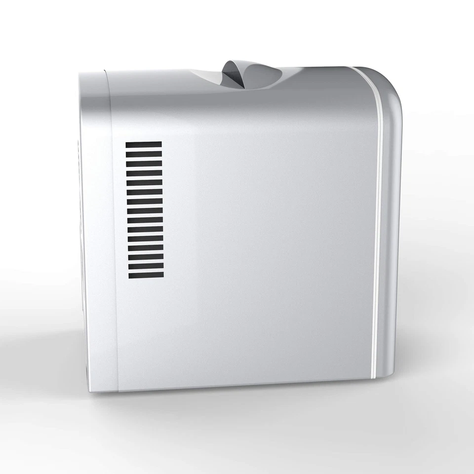 UB-CH1-SILVER Uber Chill Mini Fridge 6-can portable Thermoelectric Cooler and... - Image 4 of 4