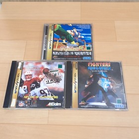 Sega Saturn Console bundle with 2 controllers 3 games &memory Japan White NTSC-J