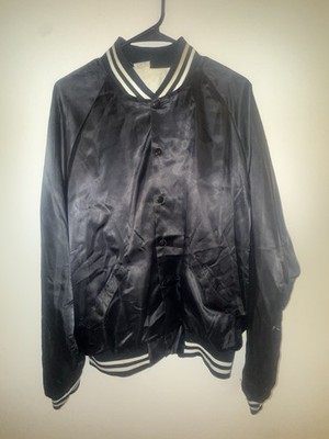 Vintage Ebert Sportswear 1980s Satin Bomber jacket - Winged sprint Car Racer